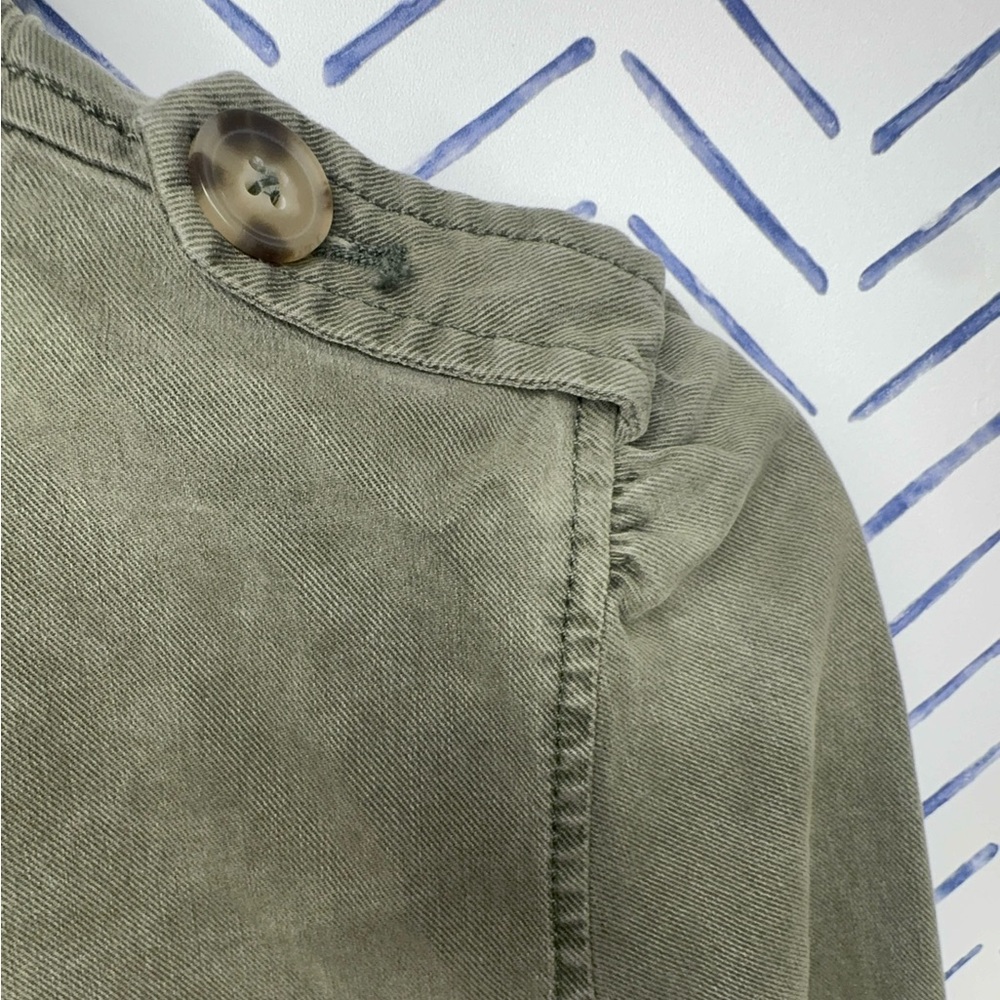 PAIGE Pacey Jacket Military Jacket Size Small Olive Green - Picture 8 of 14